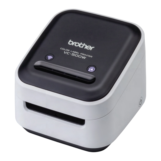 Brother VC-500W Guía Del Usario