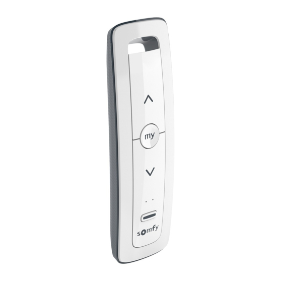 SOMFY Situo 1 Soliris RTS II Manual