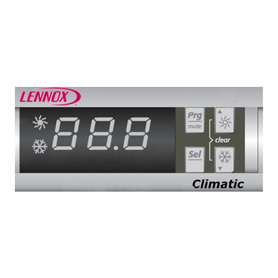 Lennox CLIMATIC 40 Manuales