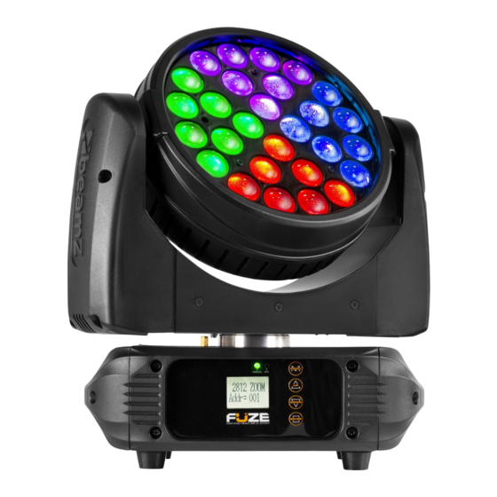 Beamz FUZE 2812 Manual Del Usuario