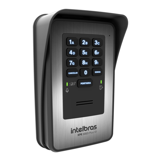 Intelbras XPE 1013 PLUS ID Manual Del Usuario