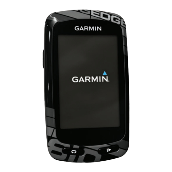 Garmin Edge 810 Guia De Inicio Rapido