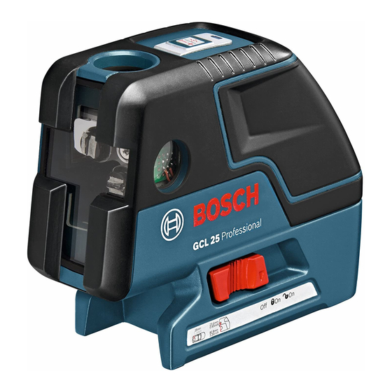 Bosch GCL 25 Professional Manual Original