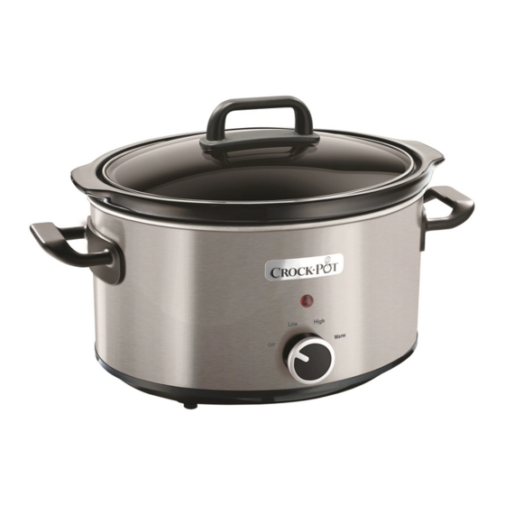 Crock-Pot CSC022X Manuales