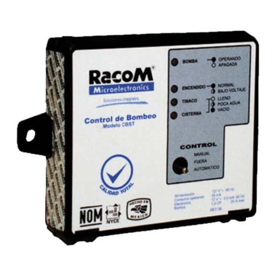 RACOM CBST Manual De Instalación Y Operación