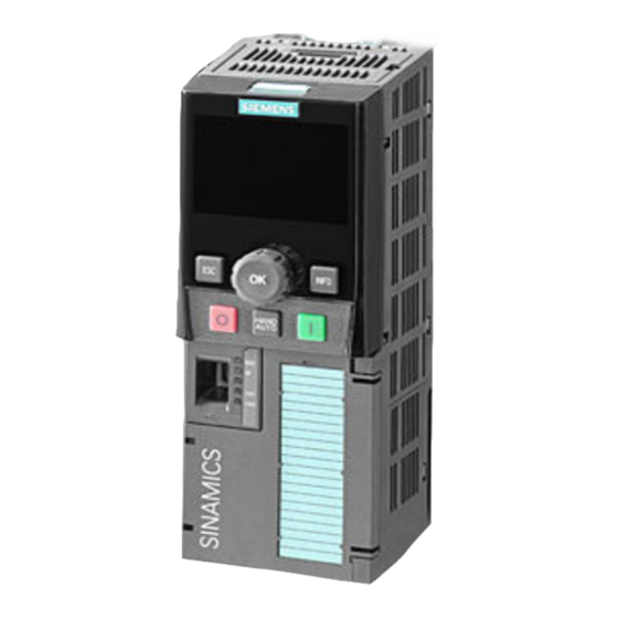 Siemens SINAMICS G120 Manual De Usuario