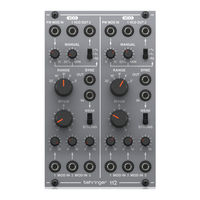 Behringer 112 DUAL VCO Guia De Inicio Rapido