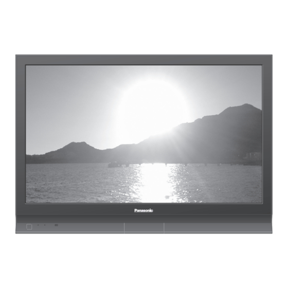 Panasonic VIERA TH-37PX70EA Manual De Instrucciones