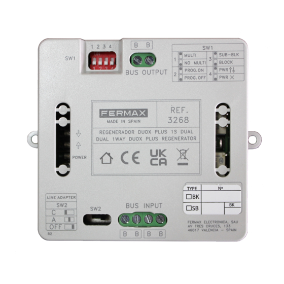 Fermax DUOX Guia De Inicio Rapido