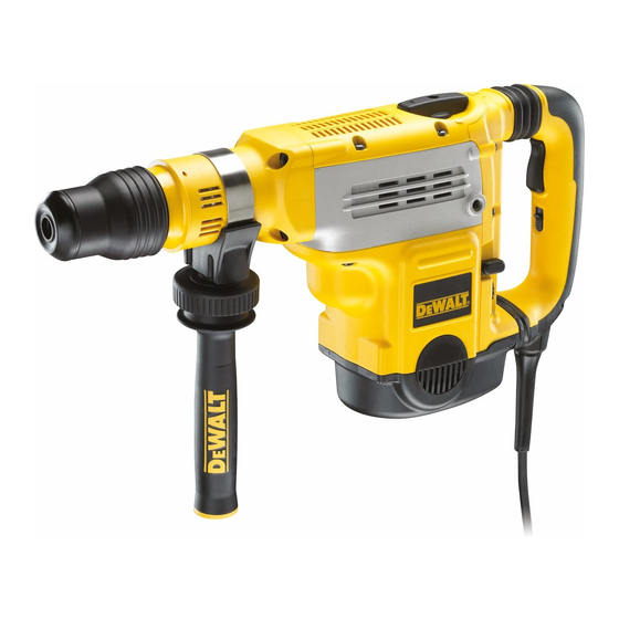 DeWalt D25722 Manual De Instrucciones