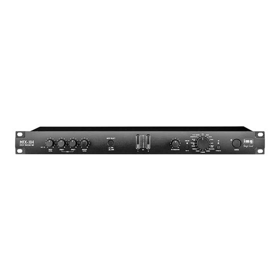IMG STAGELINE MFX-104 Manual De Instrucciones