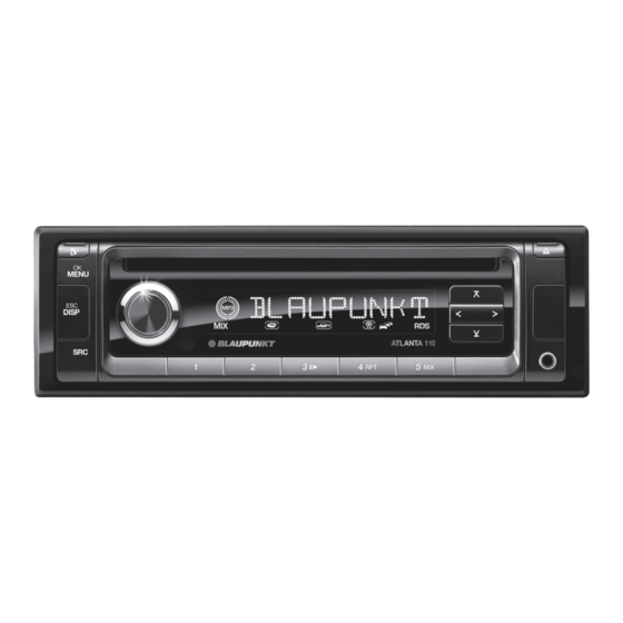 Blaupunkt Atlanta 110 Instrucciones De Manejo