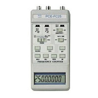Pce Instruments PCE-FC 25 Manual De Instrucciones