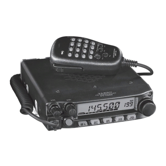 Yaesu FT-1900E Manual De Instrucciones