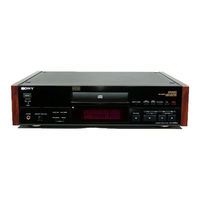 Sony CDP-X303ES Manual De Instrucciones