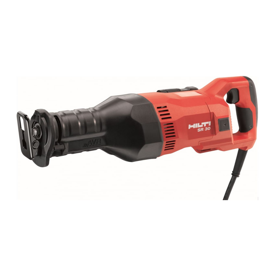 Hilti SR 30 Manual Del Usuario