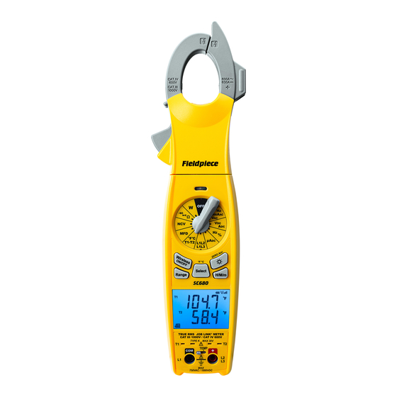 Fieldpiece SC680 Manual Del Operador
