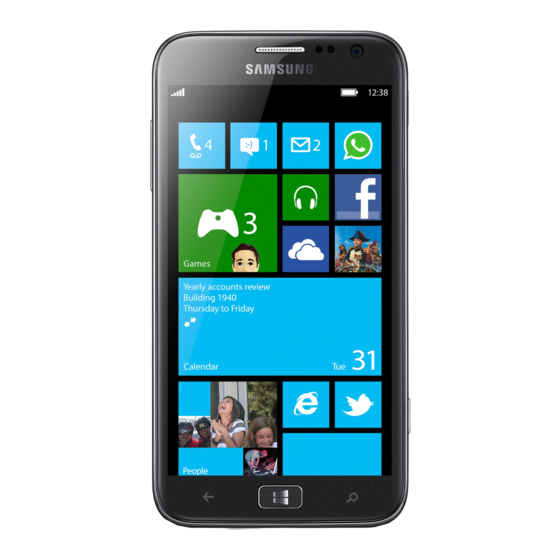 Samsung GT-I8750 Manual Del Usuario