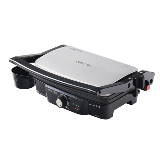 cecotec Rock'nGrill 1500 W Manual De Instrucciones