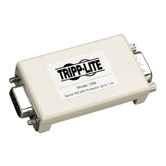 Tripp-Lite DB15 El Manual Del Propietario