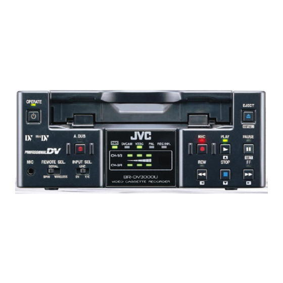 JVC BR-DV3000E Manuales