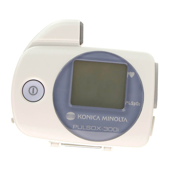 Konica Minolta PULSOX-300i Manual Del Usuario