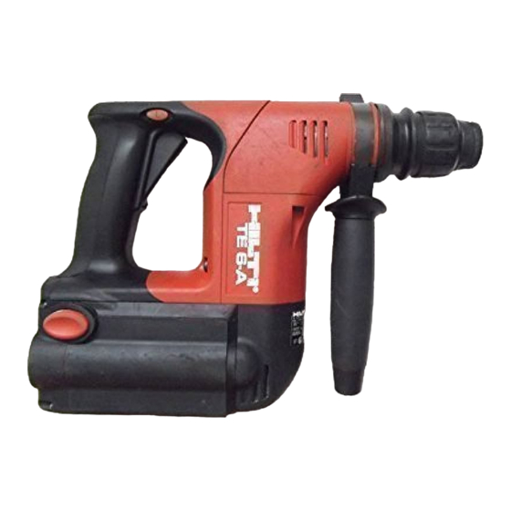 Hilti TE6-A Manual De Instrucciones