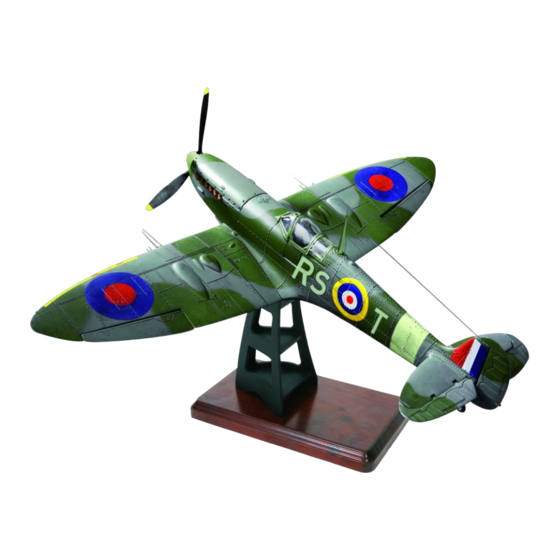 Model Space Spitfire Manual De Instrucciones