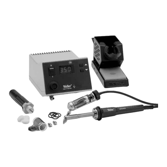 Weller WDD 81V Instrucciones Para El Manejo