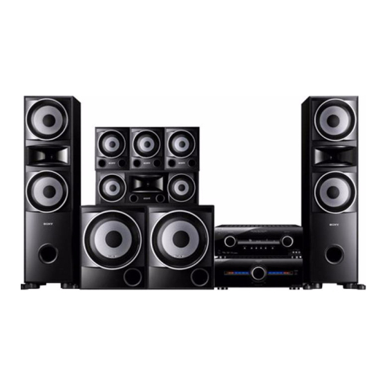Sony HT-DDW5500 Manual De Instrucciones