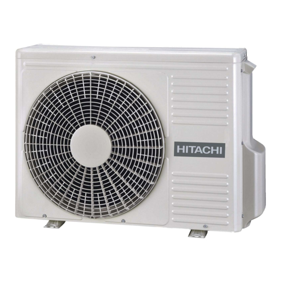 Hitachi RAS-2WHVRP1 Manual De Instrucciones