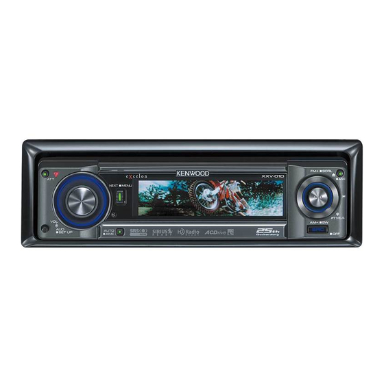 Kenwood XXV-01D Manual De Instrucciones