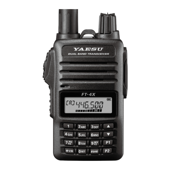 Yaesu FT-4X Manual De Instrucciones