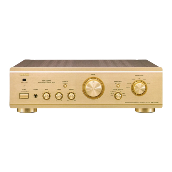 Denon PMA-1500RII Instrucciones De Operación