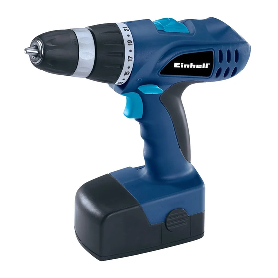 EINHELL BT-CD 18 1h + Manual De Instrucciones