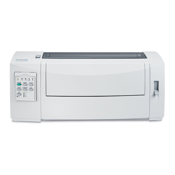 Lexmark Forms Printer 2500 Serie Guia Del Usuario