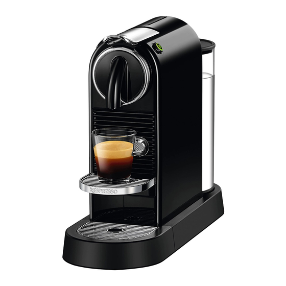 Nespresso CITIZ Manual Del Usuario