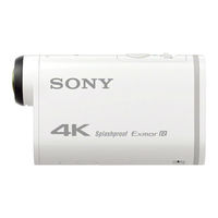 Sony FDR-X1000V Manual Del Usario