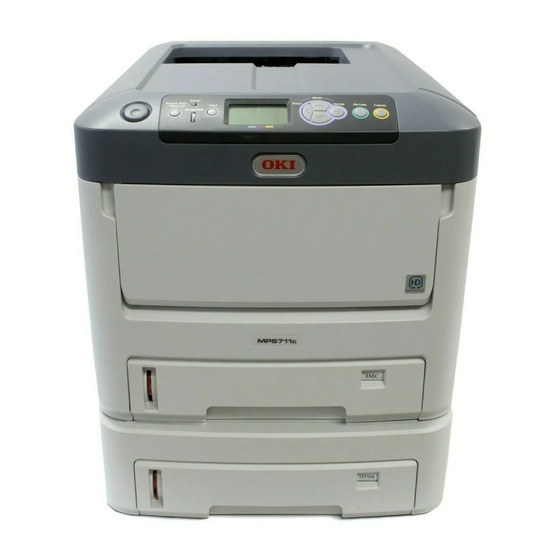 Oki C711 Guía De Referencia Rápida