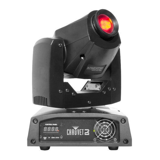 Chauvet DJ INTIMIDATOR SPOT LED 150 Guía De Referencia Rápida