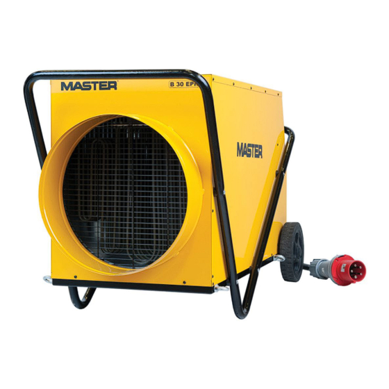 MCS Master B 18 EPR Manual De Instrucciones