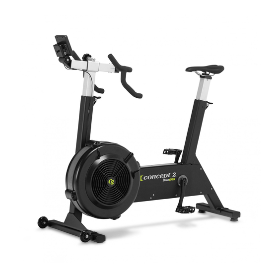 Concept2 BikeERG Manuales