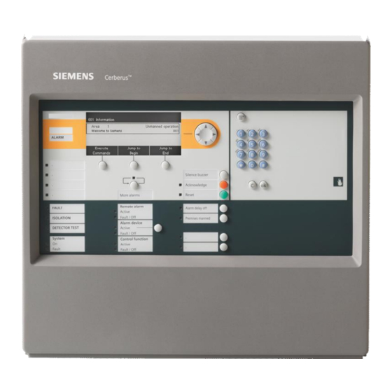 Siemens Cerberus PRO FC721 Manual De Instrucciones