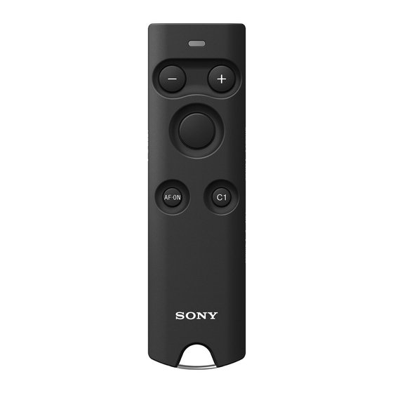 Sony RMT-P1BT Guia De Ayuda