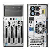 HP ProLiant ML310e Gen8 Guía De Usuario Del Servidor