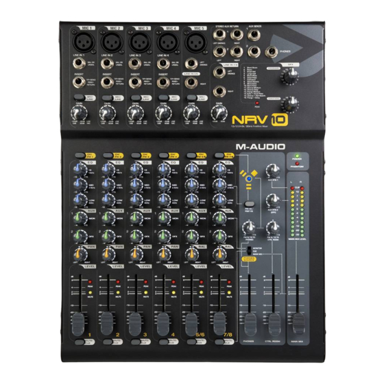M-Audio NRV10 Manual Del Usuario