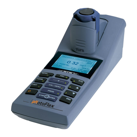 Xylem WTW pHotoFlex Turb Instrucciones De Operación
