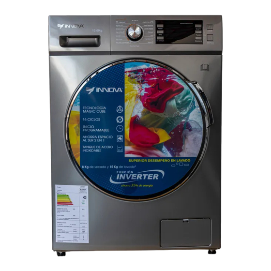 Innova IN-LAVA-SECA-15-MI Manual De Usuario