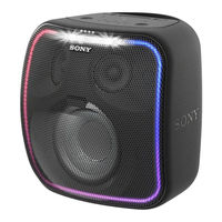 Sony SRS-XB501G Guia De Ayuda