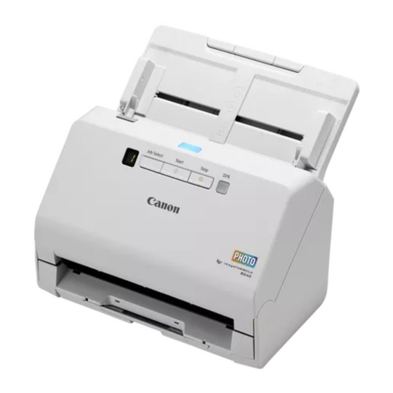 Canon imageFORMULA RS40 Guía De Preparación